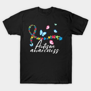 Autism Awareness Ribbon Butterfly Gift T-Shirt